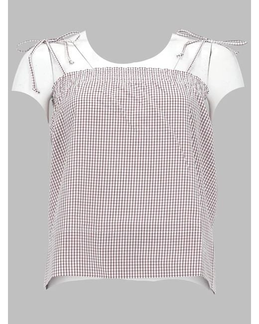 A.P.C. Gray Top "Cleo"