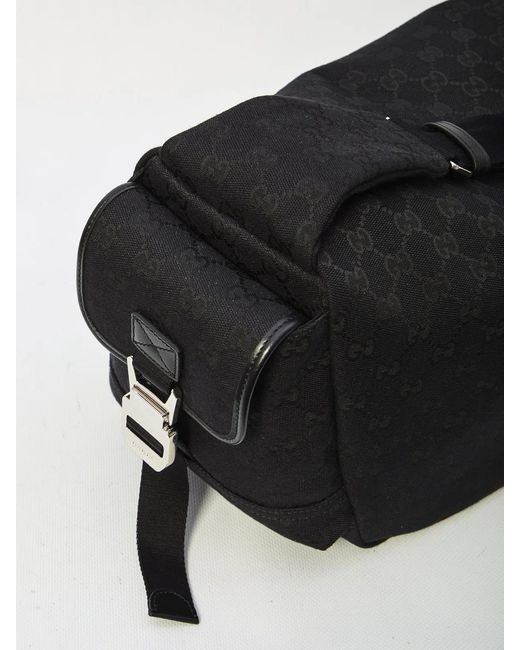 Gucci Black Polyester Cotton Crossbody Bag for men