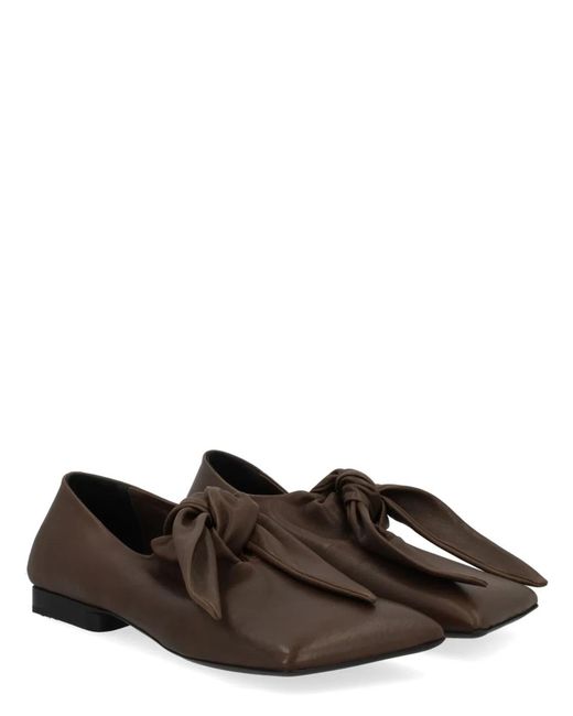 Uma Wang Brown Laceup Shoe