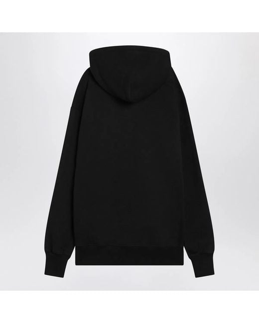 Valentino Black Sweatshirt With Chez Print