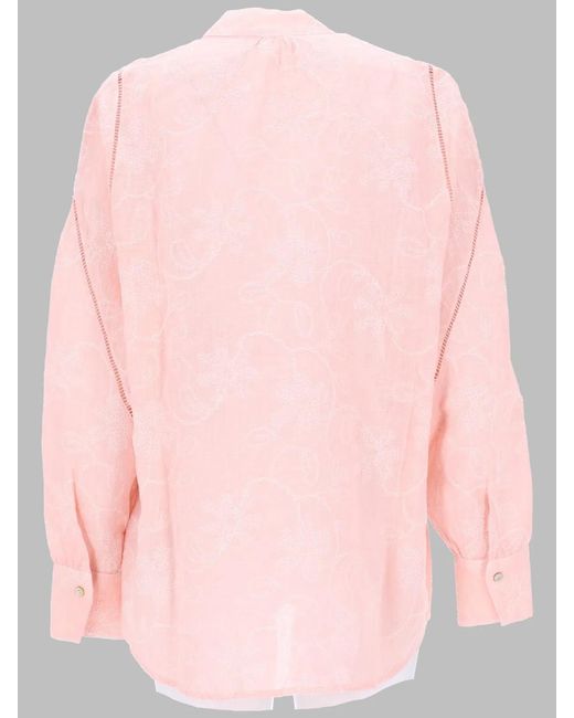 120% Lino Pink Camicia