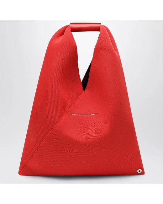 MM6 by Maison Margiela Red Small Japanese Bag