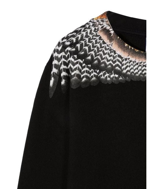 Marcelo Burlon Blue Marcelo Burlon County Of Milan Grizzly Wings Crewneck