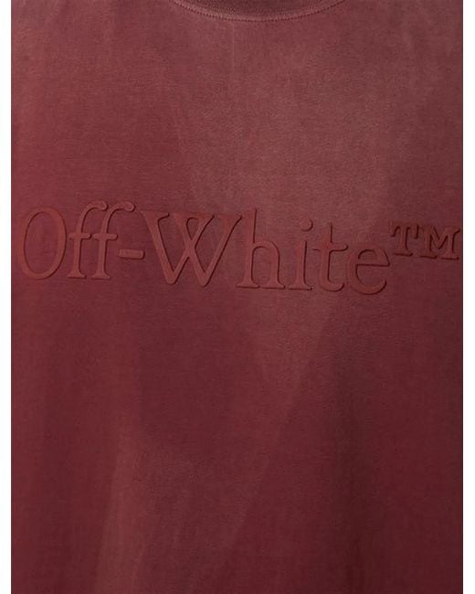 Off-White c/o Virgil Abloh Red Laundry Slim Tee Pureed for men