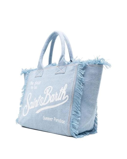 Mc2 Saint Barth Blue "Vanity" Tote Bag