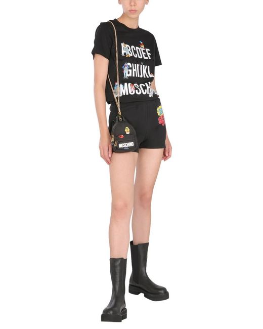 Moschino Couture Black Sweat Shorts
