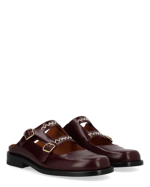 Marni Brown Moccasin Sabot "Bambi 3.0"