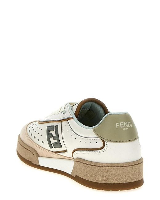 Fendi White Match' Sneakers