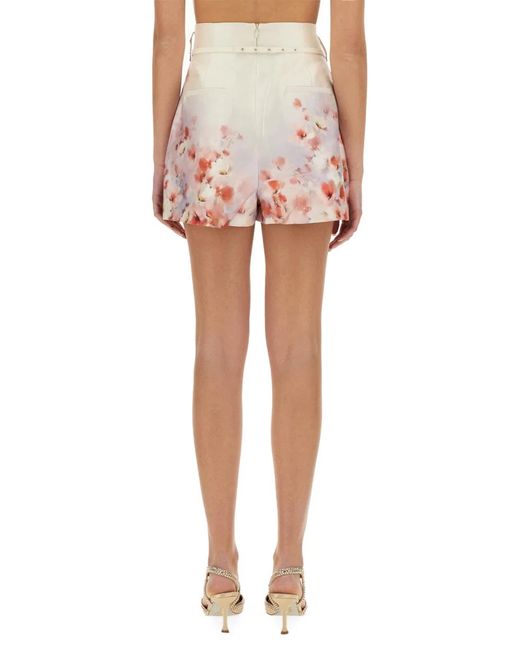 Zimmermann Pink Short "Crush"