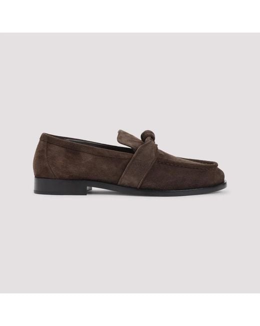 Bottega Veneta Brown Astaire Suede Loafers for men