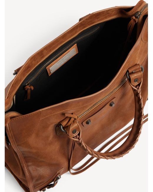 Balenciaga Brown Le City Bag M