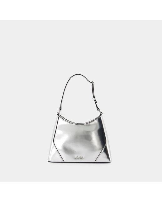 Staud White Linda Shoulder Bag