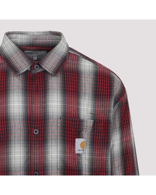 Carhartt Purple L/ Harlin Acrylic Shirt for men