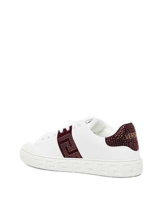 Versace Red Hotfix Trainers