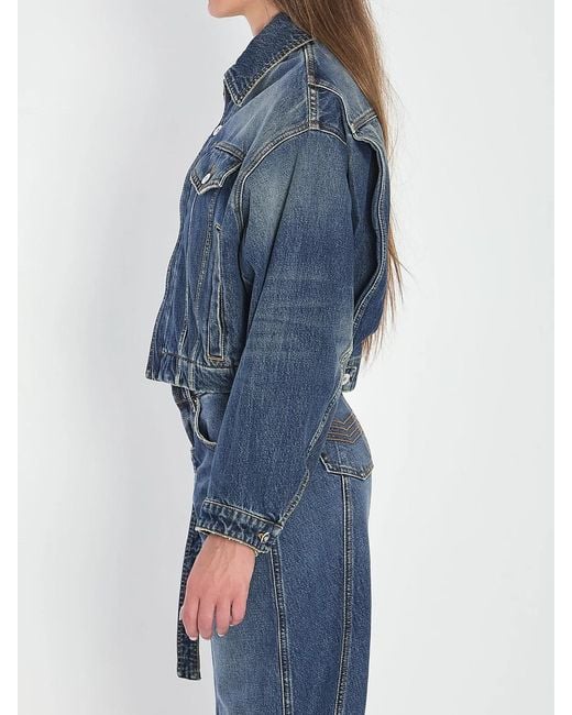 Jean Paul Gaultier Blue Strap Jacket
