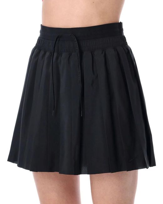 Nike Black Club Rules Pleated Mini Skirt
