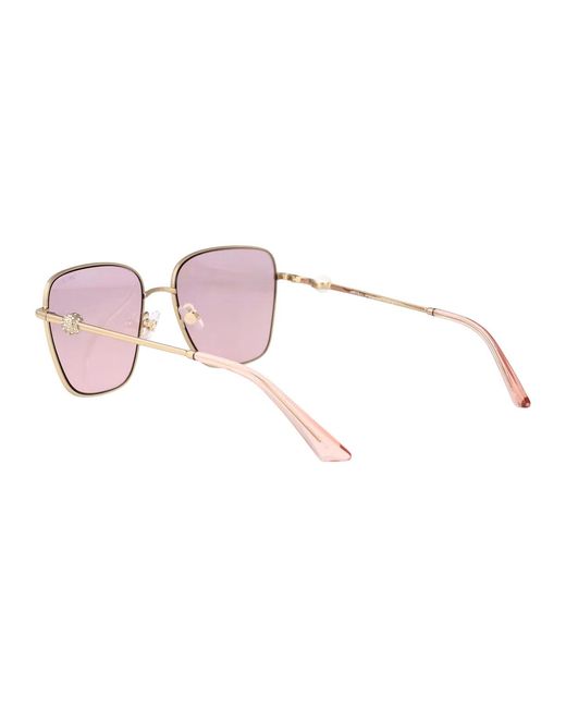 Jimmy Choo Pink Pale Metal Sunglasses