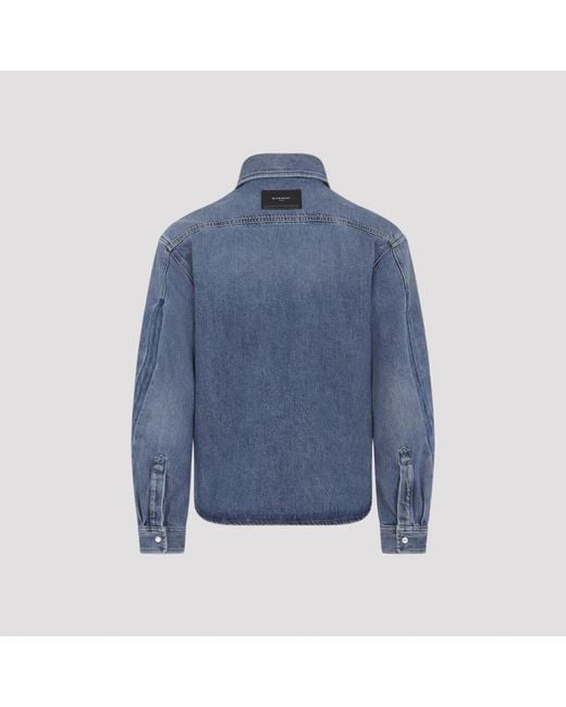 Givenchy Blue Classic Shirt for men