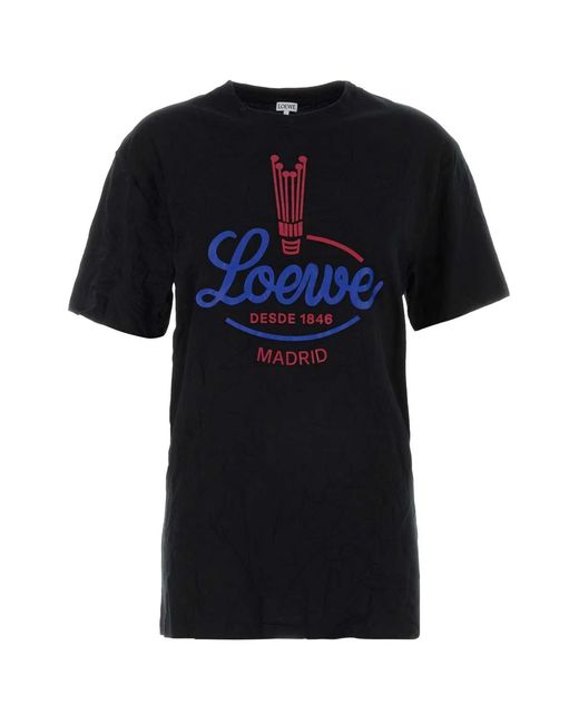 Loewe Black Jersey T-Shirt