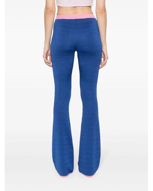 Bally Blue Flared Trousers