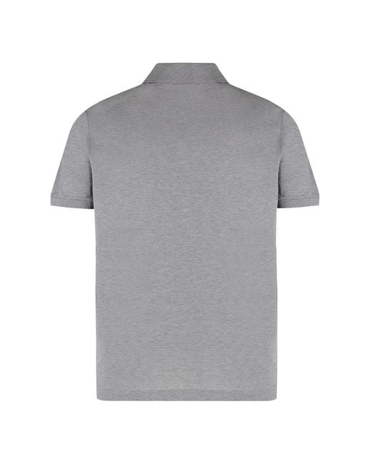 Paul & Shark Gray Paul & Shark Cotton Piqué Polo Shirt for men