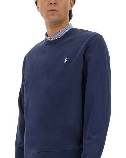 Polo Ralph Lauren Blue Cotton Jersey for men