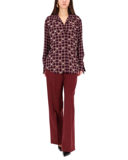 Dries Van Noten Red Pants Portias