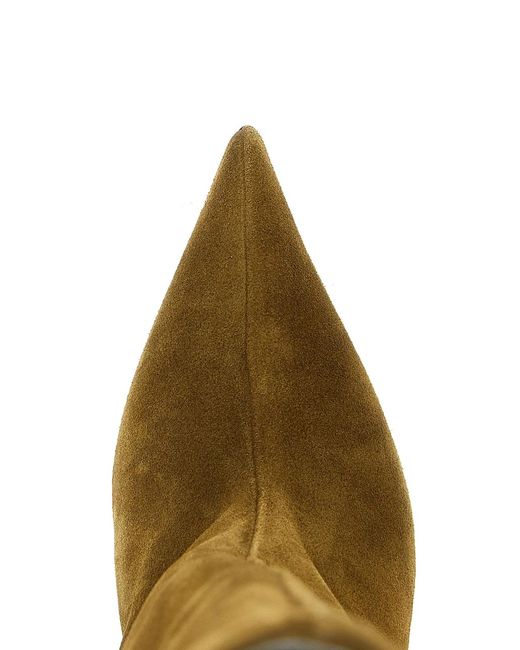 The Attico Green 'Lea' Boots