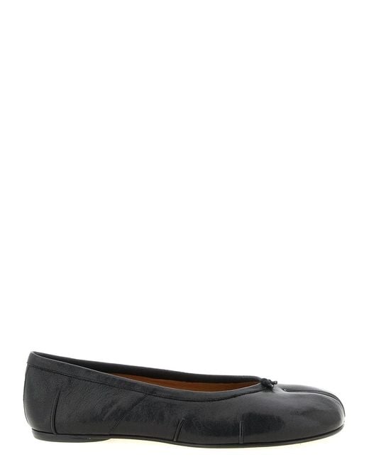 Maison Margiela Black 'Tabi New' Ballet Flats