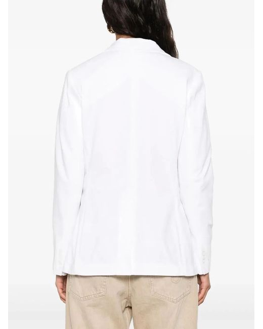 Polo Ralph Lauren White Crst Kn Blazer
