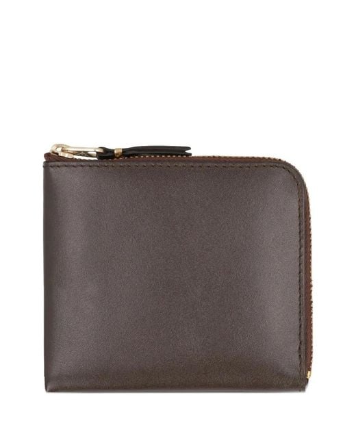 Comme des Garçons Brown Wallet "Classic Leather Line 110X95 Mm" for men
