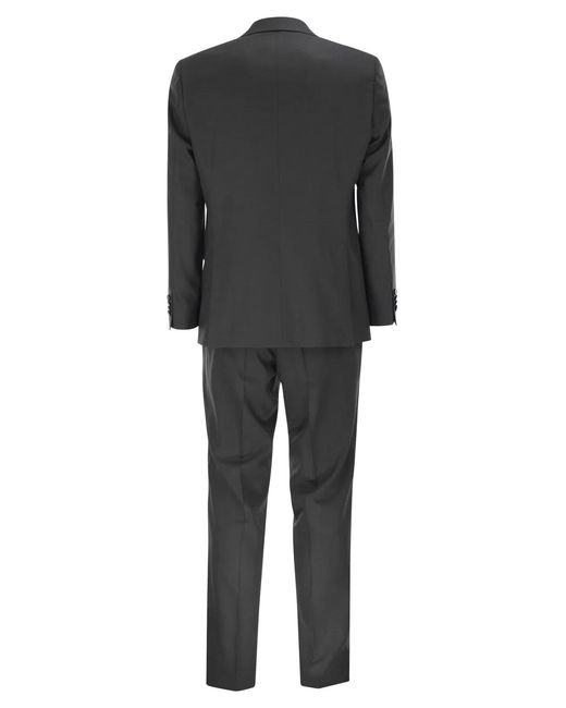 Boss Black Stretch Virgin Wool Blend Suit for men
