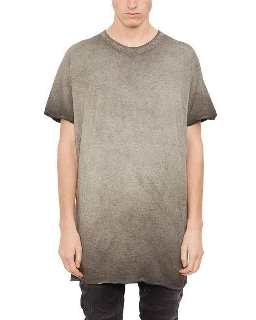 Boris Bidjan Saberi Gray Cotton T-Shirt for men