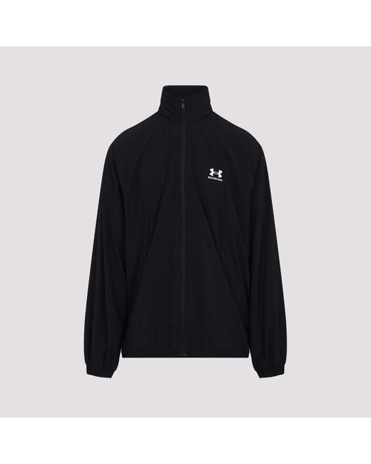 Balenciaga Black Stretch Nylon X Under Armour Jacket