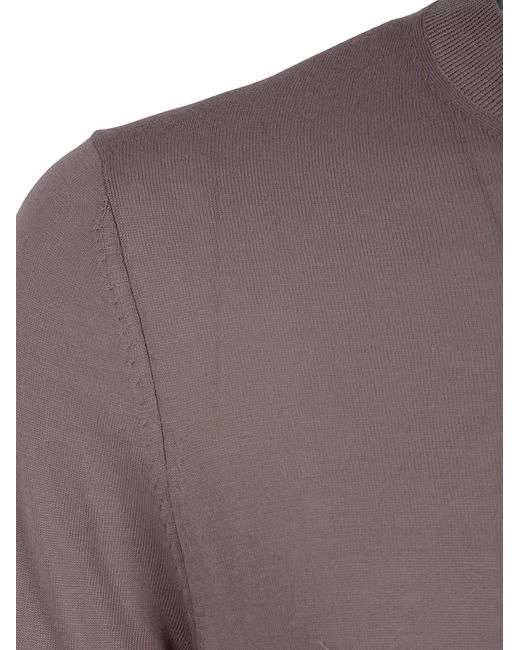 Ballantyne Brown Short Sleeve Pullover for men