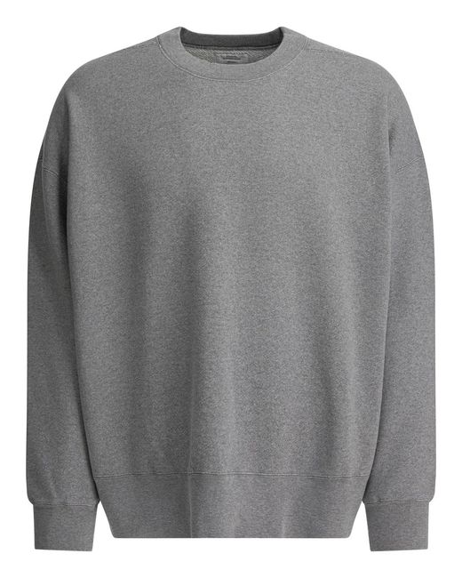 Beams Plus Gray Cotton Sweatshirt for men