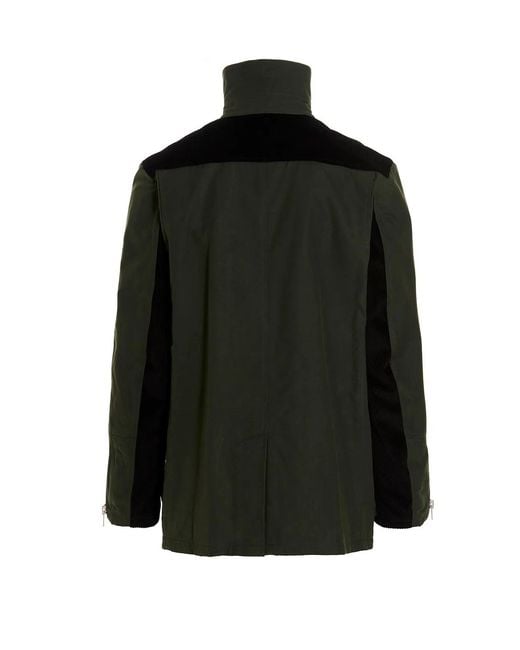 Department 5 Black 'Middle Barbour' Jacket for men