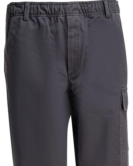 GR10K Gray Cotton Trousers for men