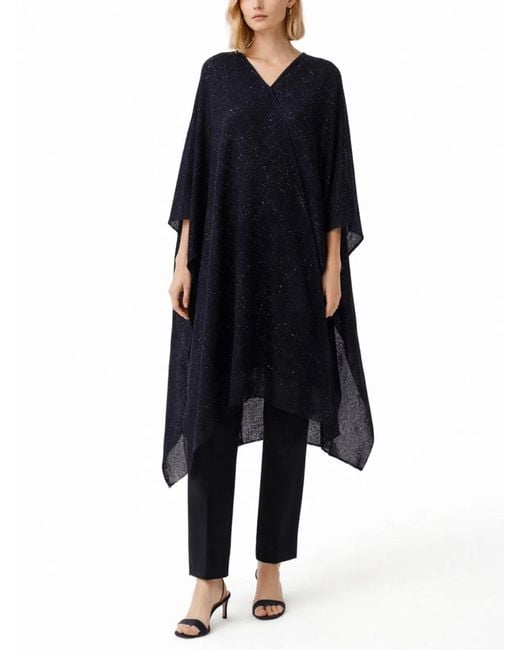 Fabiana Filippi Black Sequined Cape