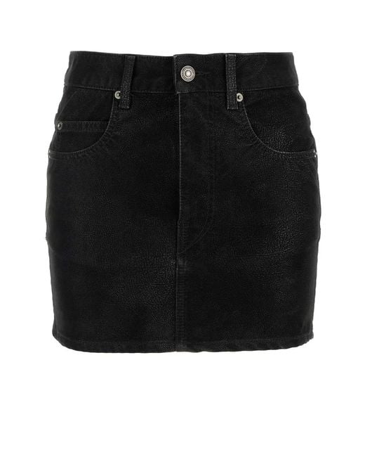 Isabel Marant Black Isabel Marant Etoile Kimmy Mini Skirt