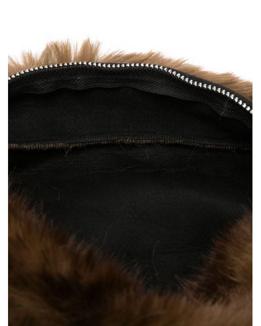 Apparis Brown Jumbo Noor Pouch