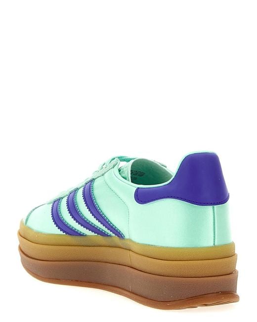 Adidas Originals Blue 'Gazelle Bold' Sneakers
