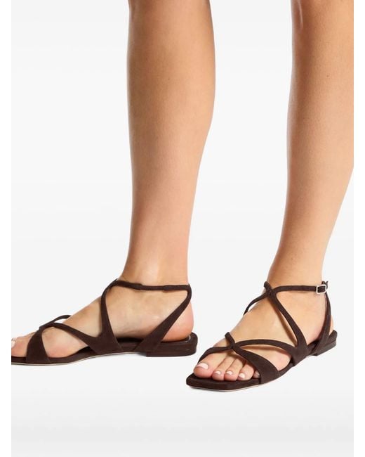 Jimmy Choo Brown Ayla Flat