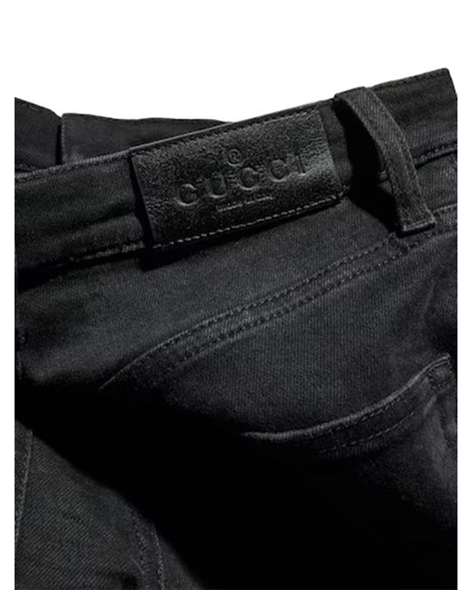Gucci Black Skinny Denim Trousers