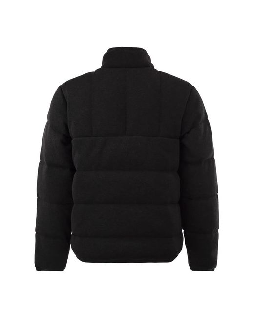 Patagonia Black Reversible Recycled Nylon Down Jacket for men