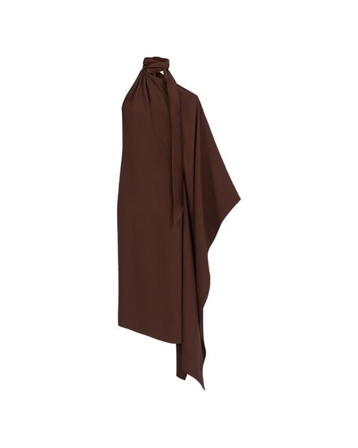 Taller Marmo Brown Atlas Dress