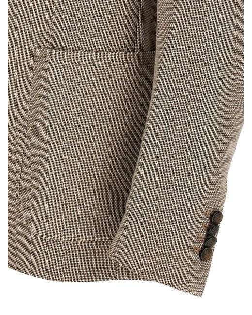 Tagliatore Brown 'Montecarlo' Blazer for men