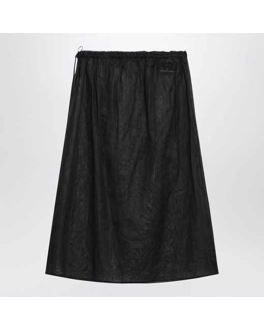 Prada Black Midi Skirt