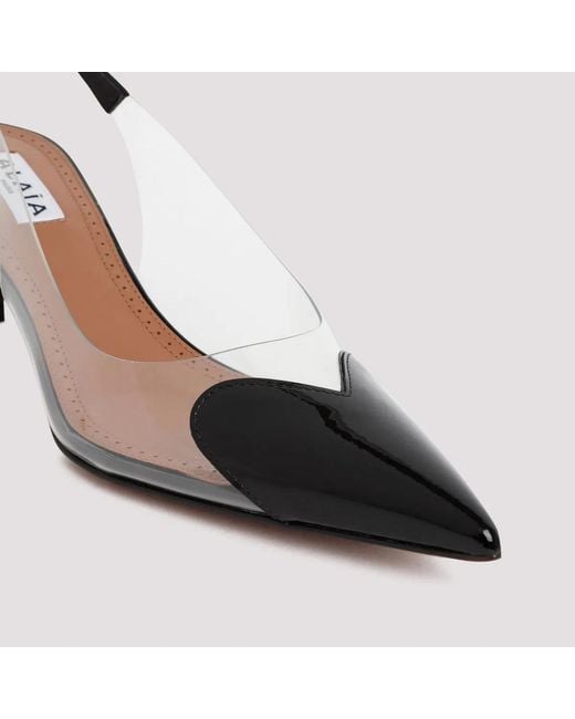 Alaïa Metallic Alaia Alaia Patent Calf Leather Slingback