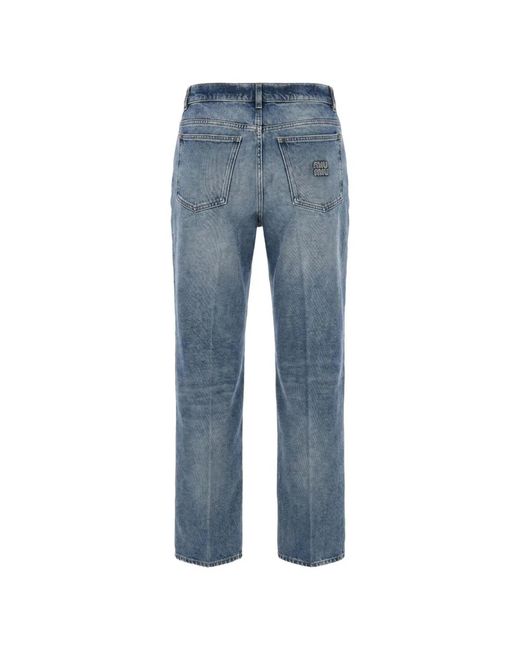 Miu Miu Blue Trousers